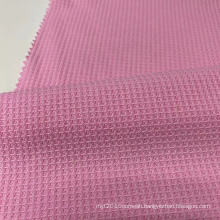 100 polyester material knitted Waffle Fabric for garment